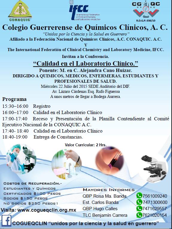 Conferencia "Calidad en el Laboratorio Clínico"